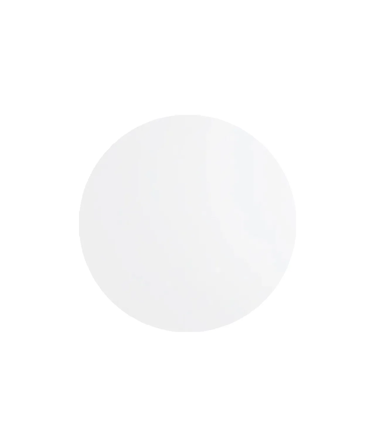 White Round Masonite Cake Board 6in