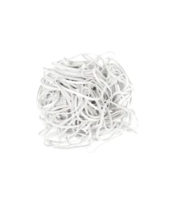 White Rubber Bands 5×0.3cm 100g