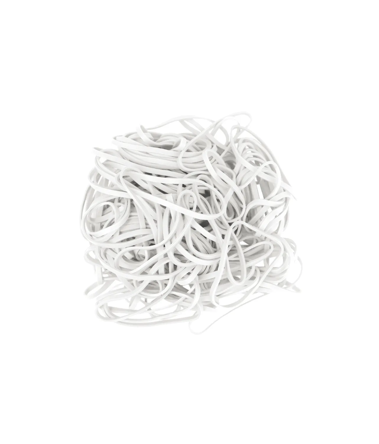 White Rubber Bands 5×0.3cm 100g