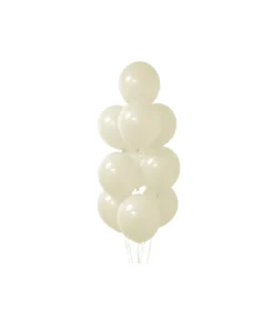 White Sand Latex Balloons 12inch 20pk