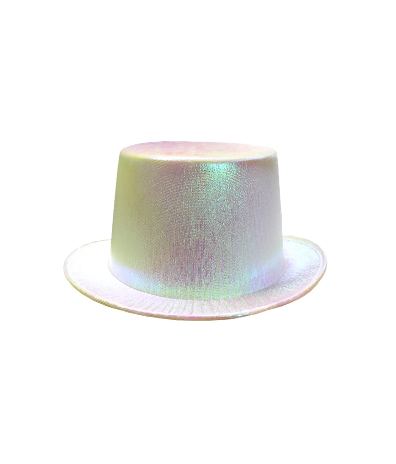 White Shiny Pearl Top Hat