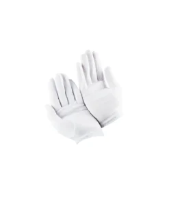 White Short Party Gloves