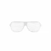 White Shutter Shade Glasses