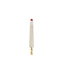 White Small Fabric Parasol 26cm