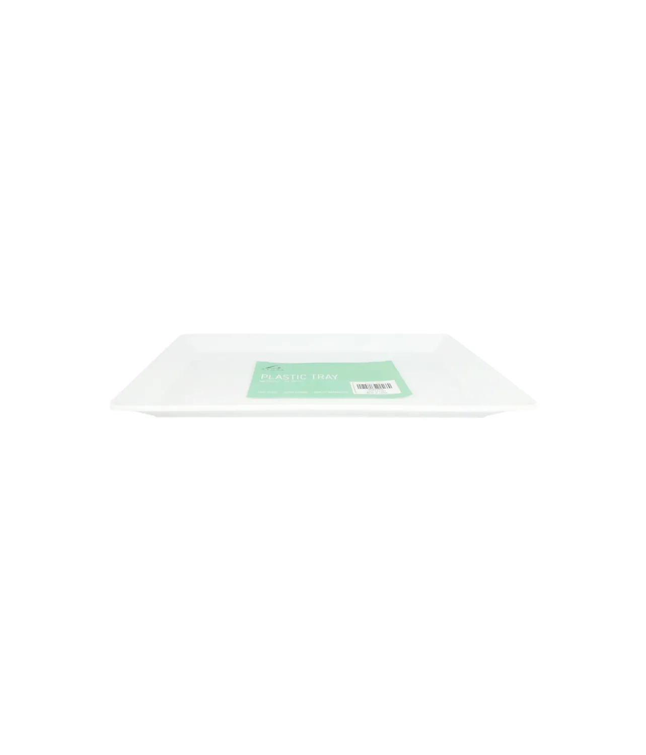 White Square Plastic Tray