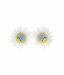 White Sunflower Party Glasses