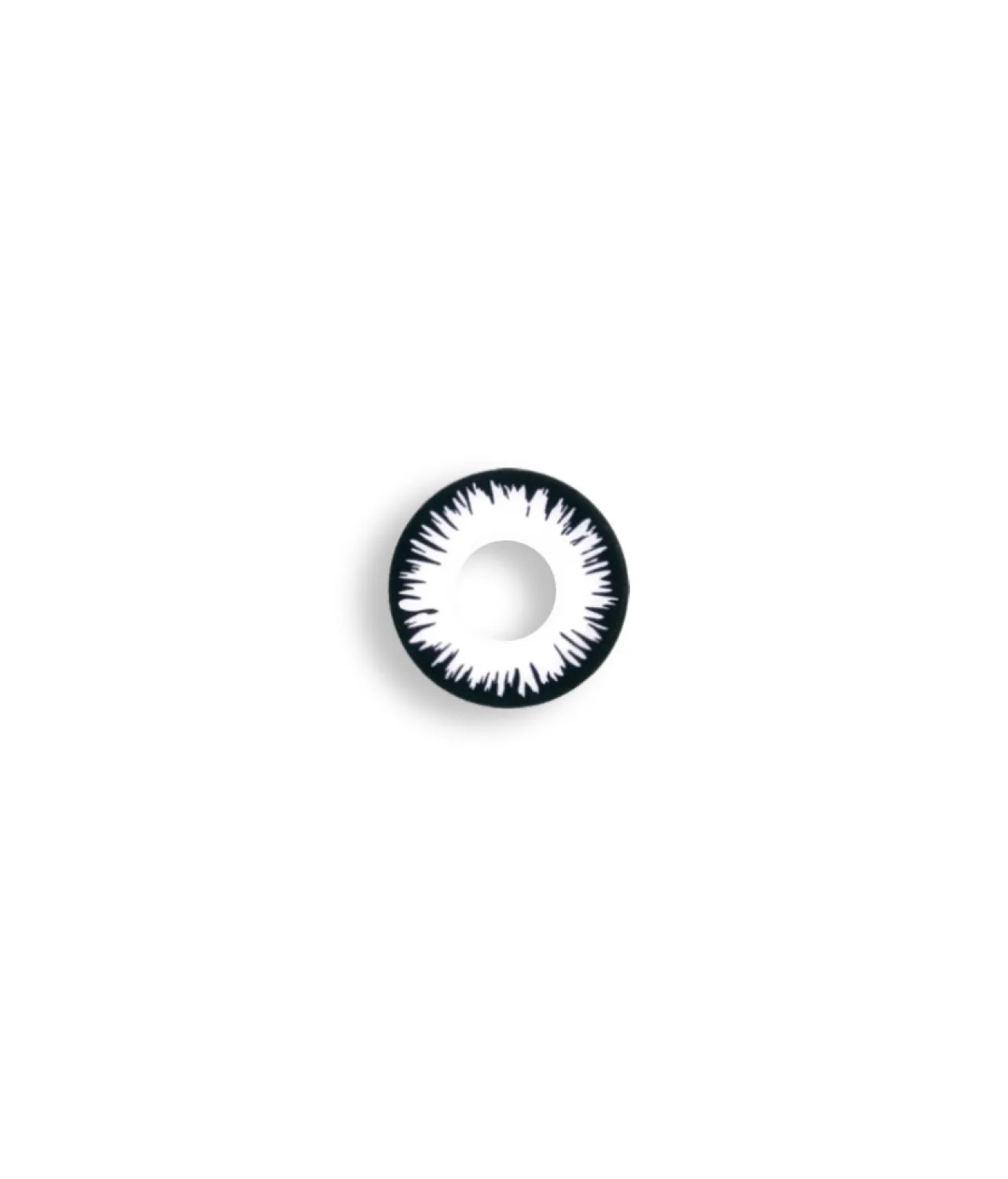 White 2 Tone Contact Lens