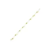 White With Gold Dots Paper Straws 40pk