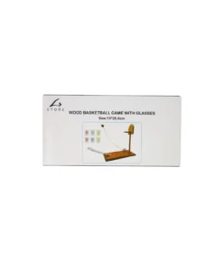 Wood Basketball Game With Glasses