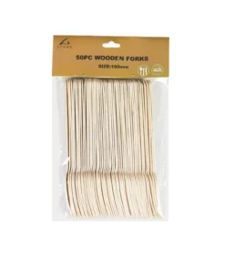 Wooden Fork 50pk