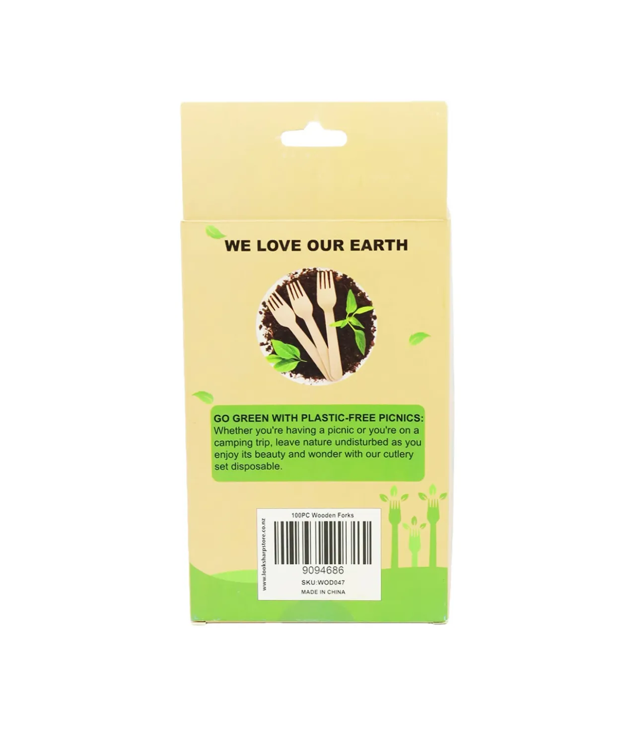Wooden Forks 16cm 100pc