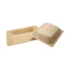 Wooden Rectangle Plate Medium 6pc