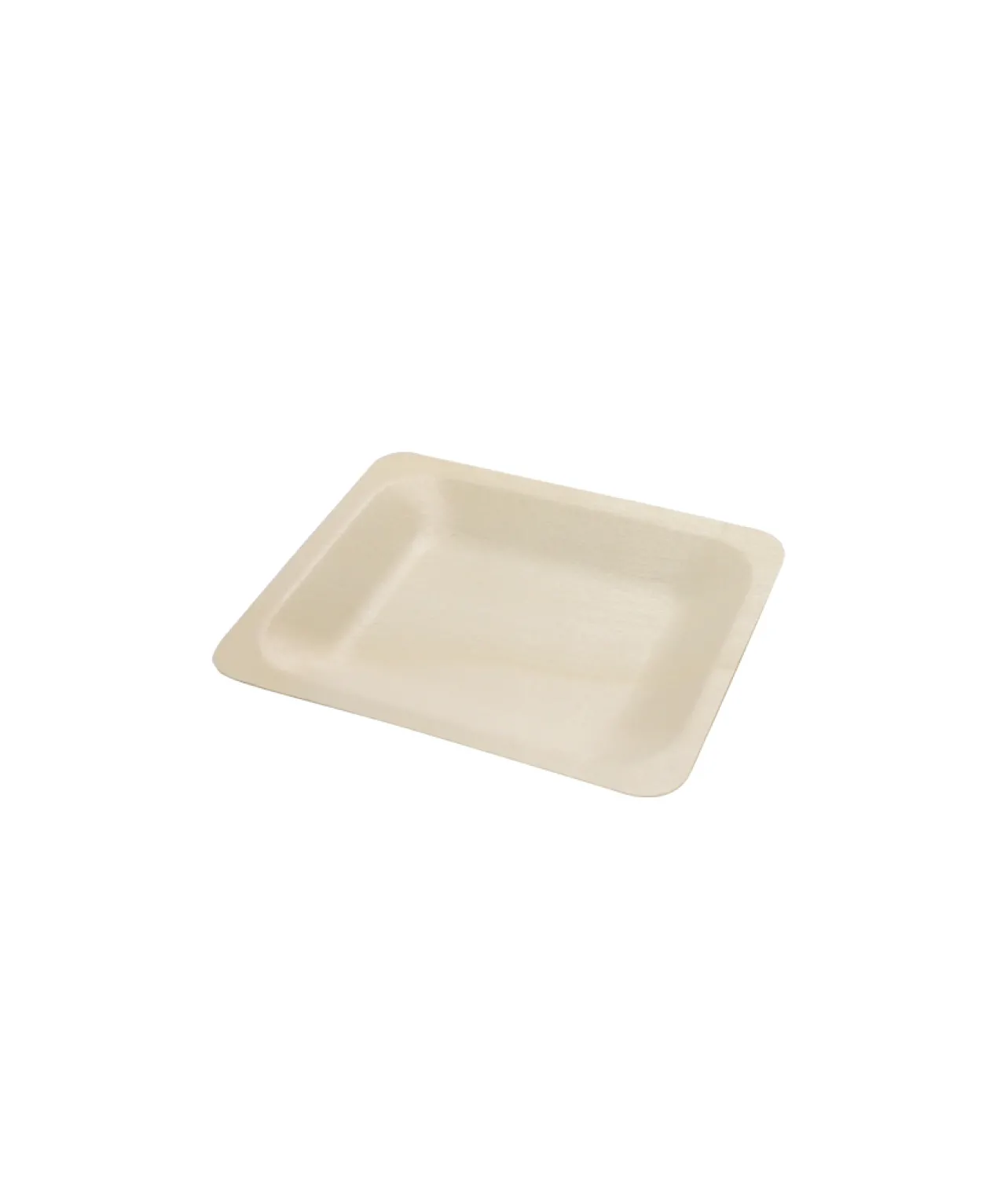 Wooden Rectangle Plate Small 6pc