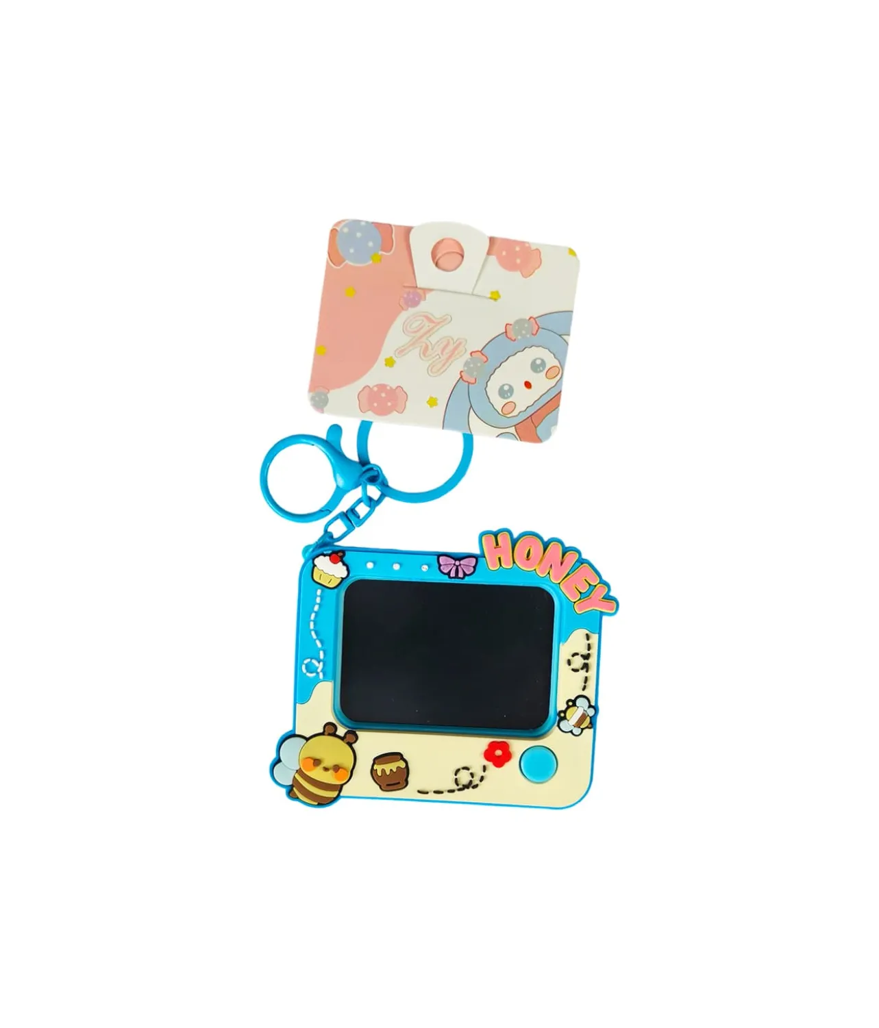 Writing Board Keychain Assorted 7.5x6cm