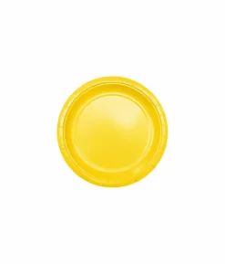 Yellow Paper Plates 20x7in