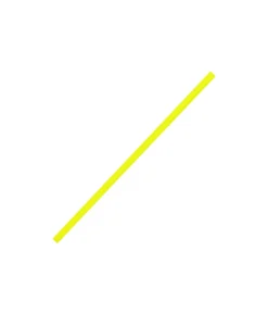 Yellow Paper Straws 25pk