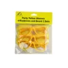 Yellow Party Glasses with Eyebrows and Beard 3 Sets 15 x 5.5cm