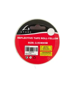 Yellow Reflective Tape Roll 2.5cmx5m