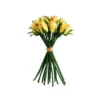 Yellow Rose Bud 18 Head 28cm